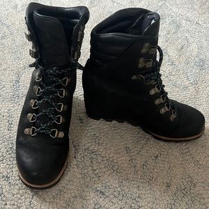 Waterproof Sorel wedge boots